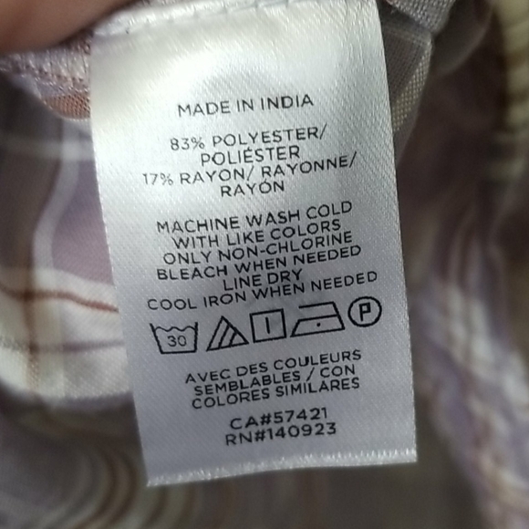 Loft XXL NWT Romantic Cottagecore Pastel Plaid Prairie Flounce Ruffle Blouse Top - Picture 5 of 6